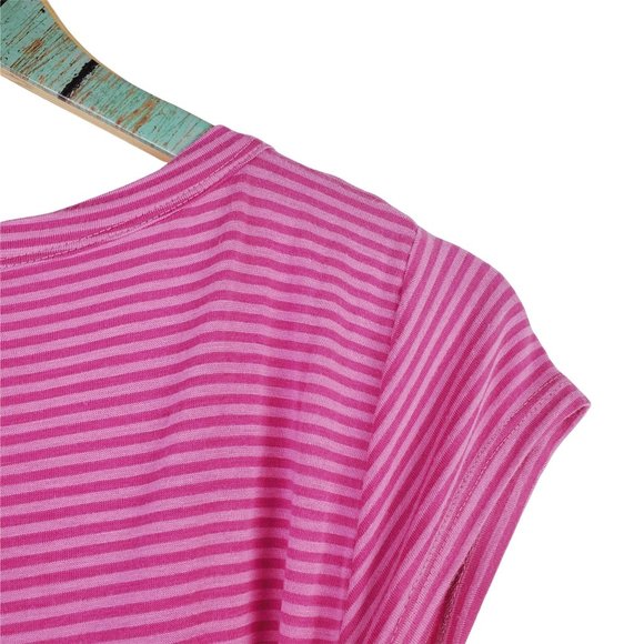 Olian Striped Sleeveless Tunic Mini Dress Sz XL - Picture 4 of 8